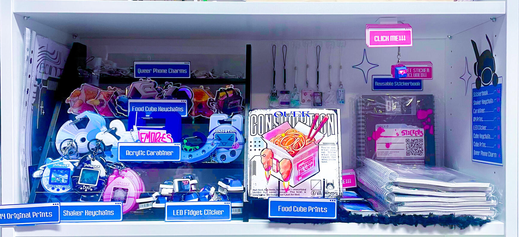 Example of shelf layout for stores